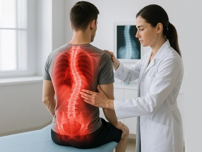 Scoliosis Treatment of patient